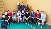 Студенты 1 курса приняли участие в спортивном тренинге "Веревочный курс-2015"